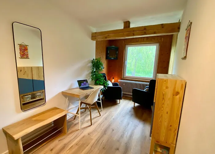 Daire Townhouse Am Kurpark - Ferienhaus, 2 Schlafzimmer, Arcade, Wallbox, Inklusive Waesche